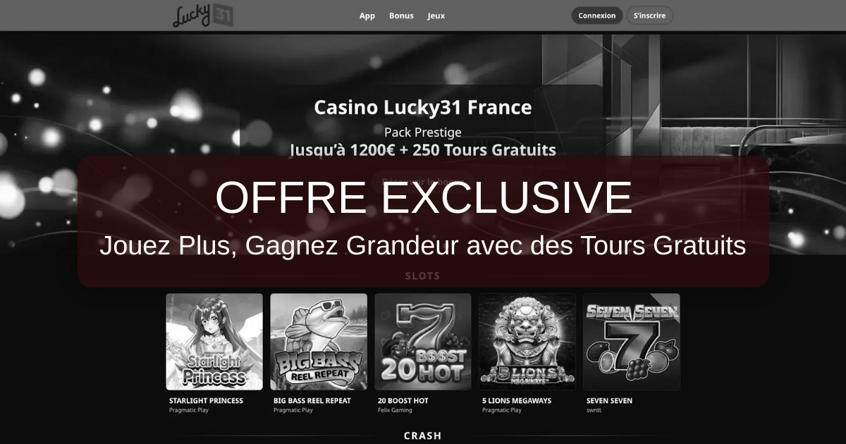 LUCKY31 CASINO banner